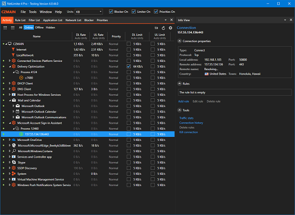 NetLimiter Pro 4.1.13 Crack Latest Registration Key Free 2022