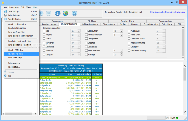 Directory Lister Pro 4.21 Enterprise Crack Registration key 2022