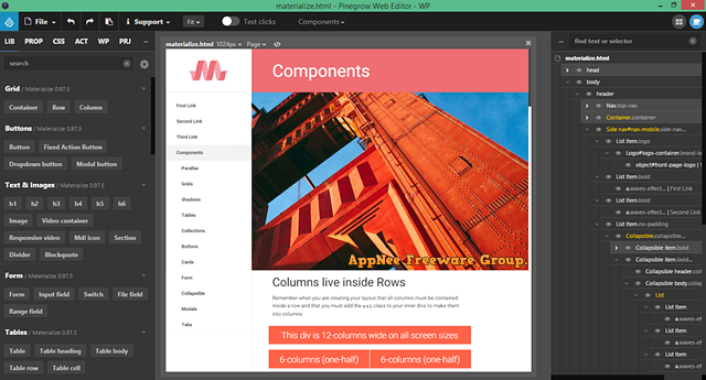 Pinegrow Web Editor 6.8 Crack + Serial Key Full Download 2022