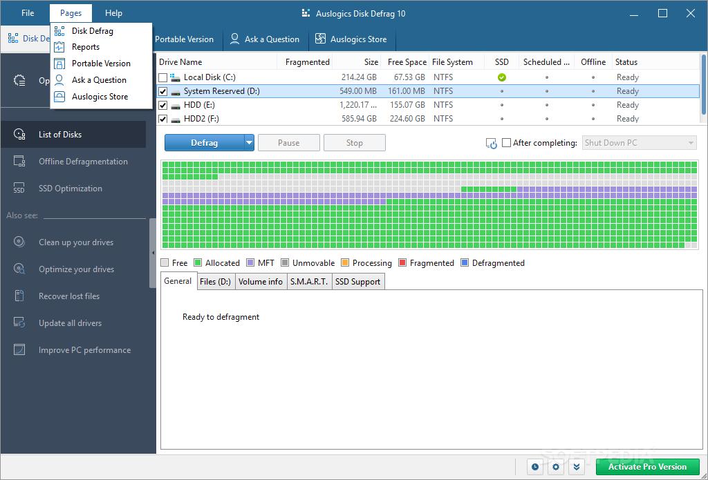 Auslogics Disk Defrag Pro 10.3.0.1 Crack + Patch Download 2023