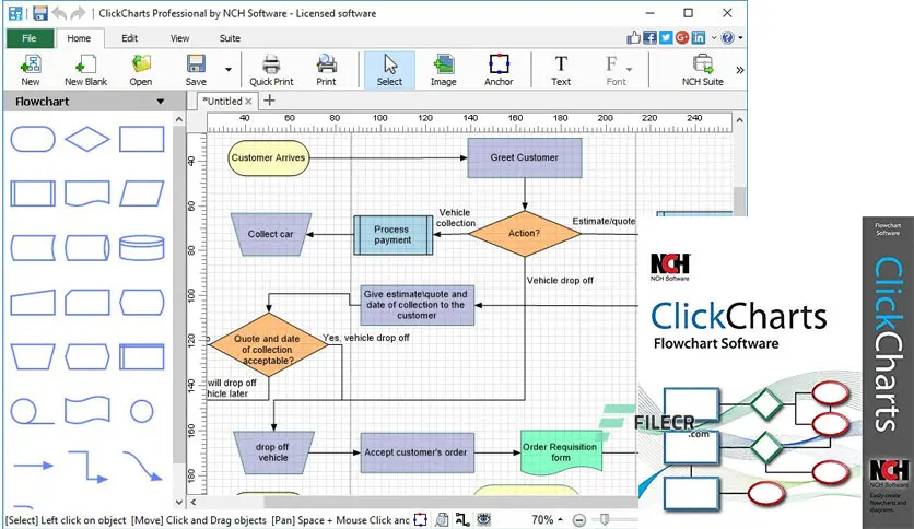 Clickcharts Pro 9.05 Crack With License Keys Free Download 2023